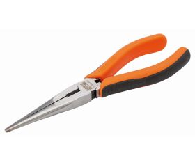 Alicates de boca semirredonda con mangos bi-componente y acabado lacado | 2470G